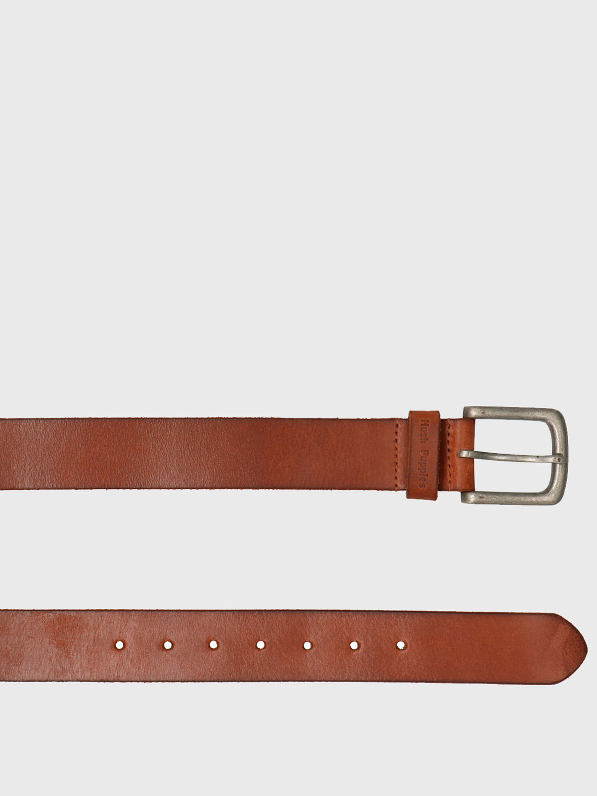 Cinturon Cuero Hombre Hp Bilbao Ii Café Hush Puppies