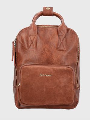 Mochila Ecocuero Mujer Lowri Back Café Hush Puppies