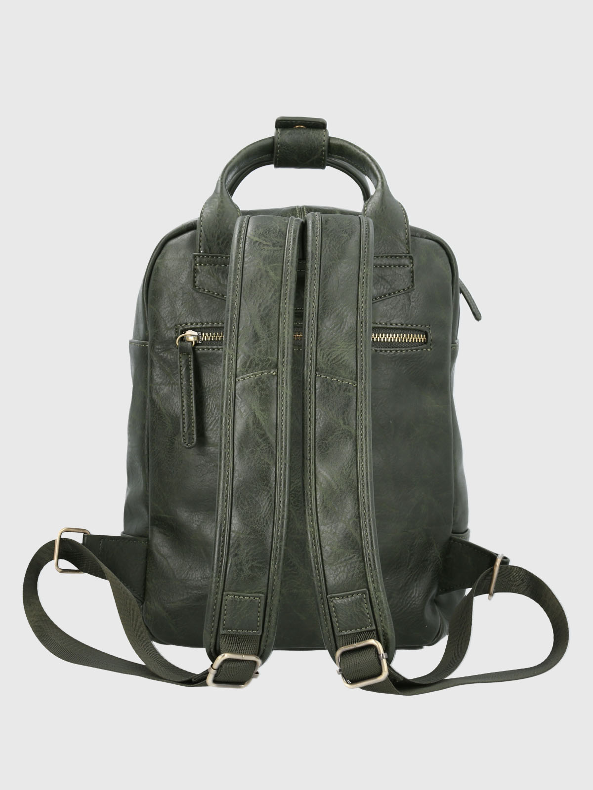 Mochila Ecocuero Mujer Lowri Back Verde Hush Puppies