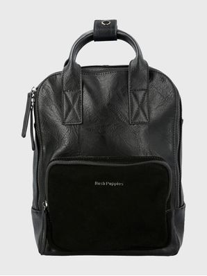 Mochila Ecocuero Mujer Lowri Back Negro Hush Puppies