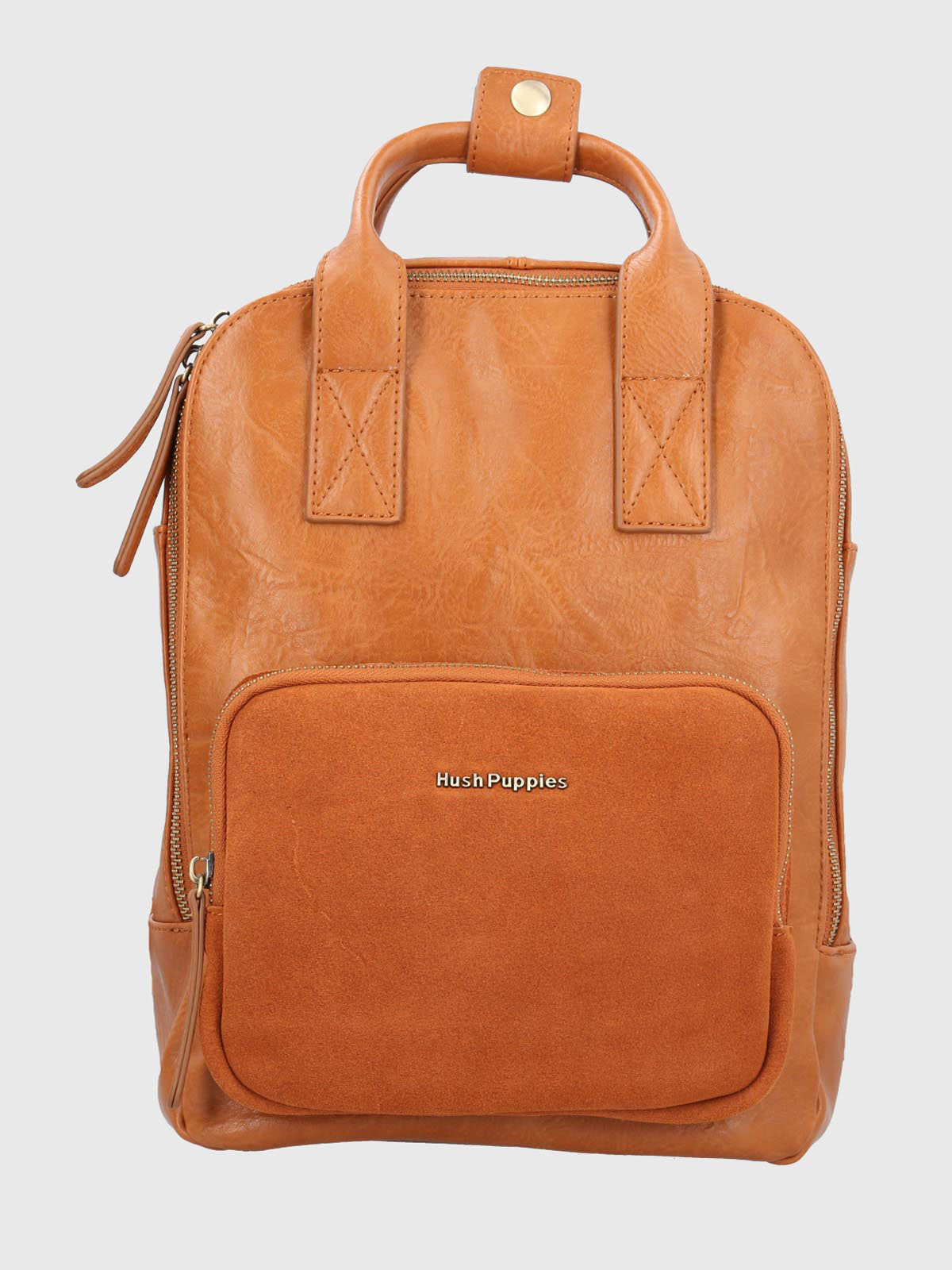 Mochila Ecocuero Mujer Lowri Back Café Hush Puppies