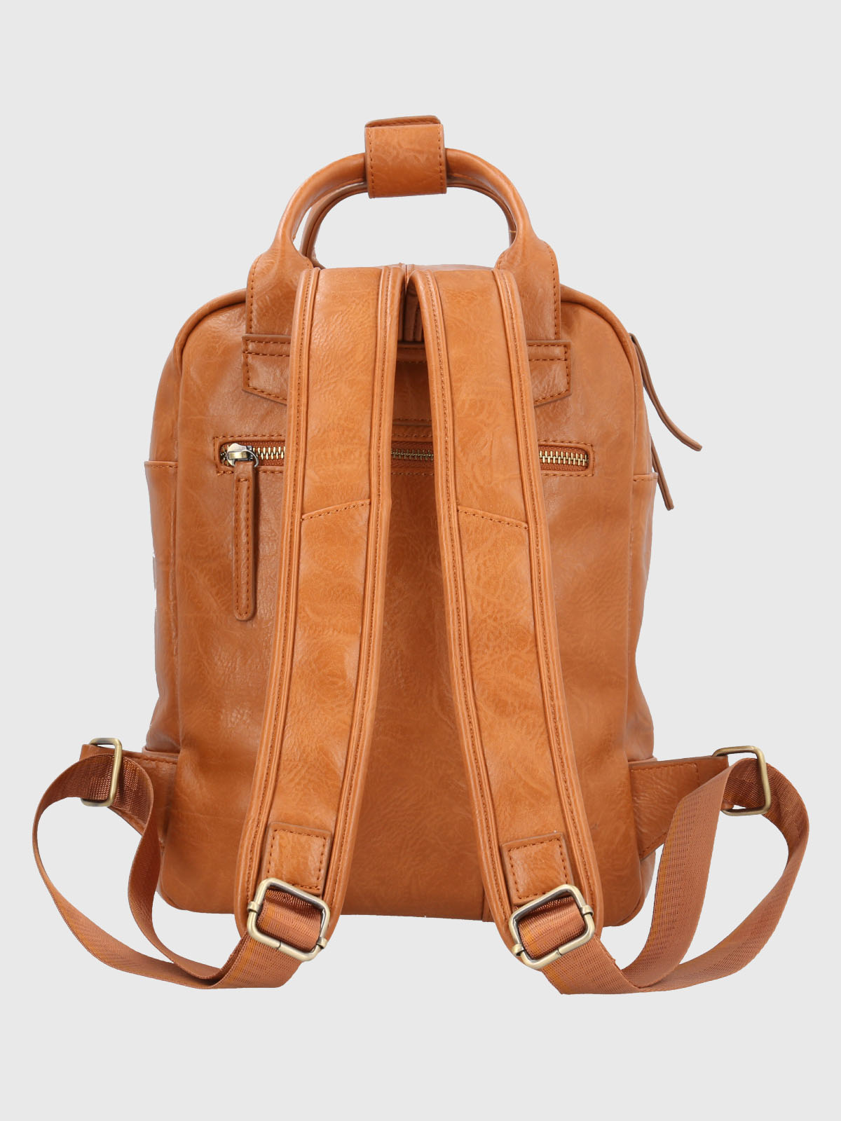 Mochila Ecocuero Mujer Lowri Back Café Hush Puppies