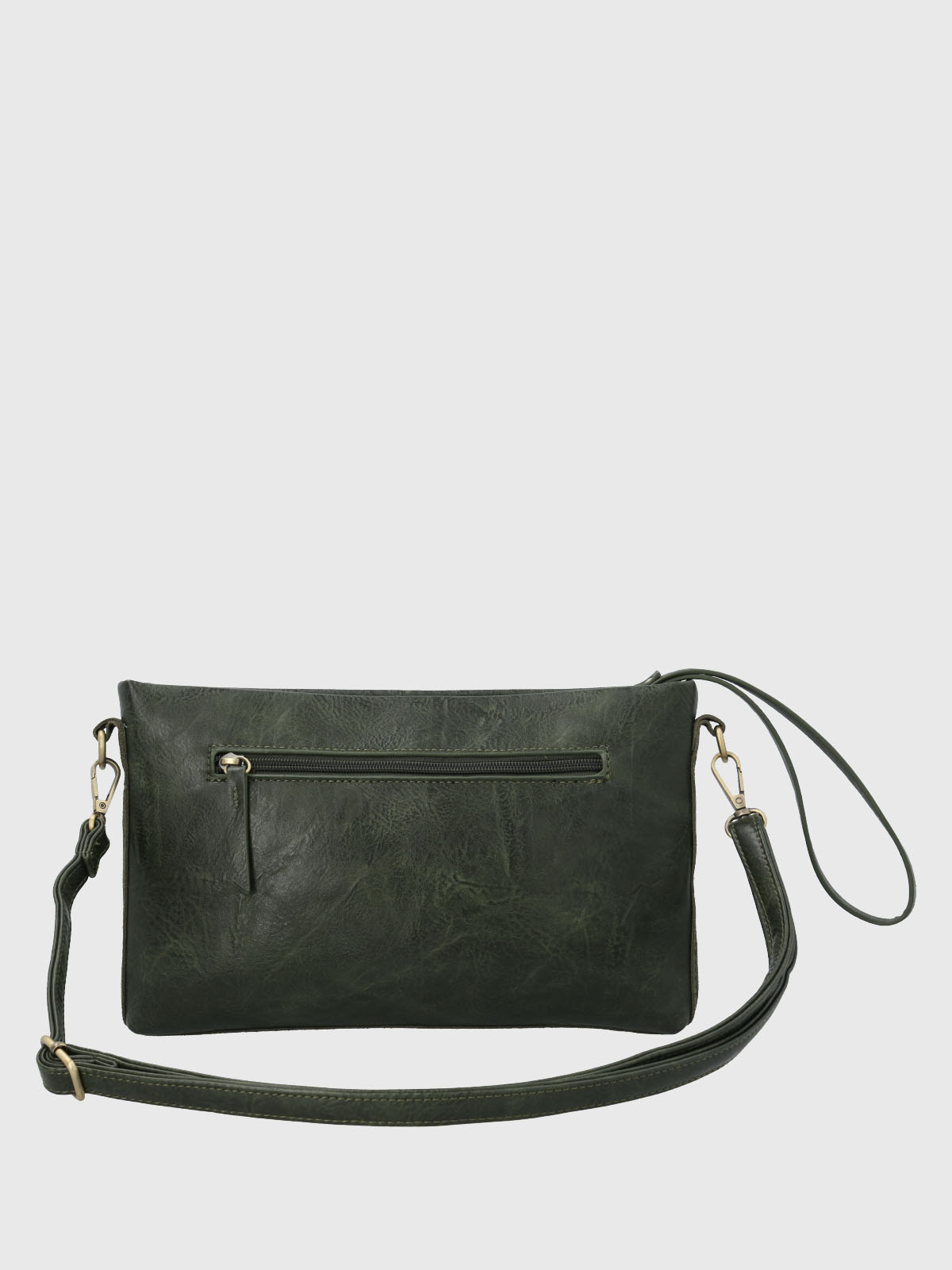 Cartera Ecocuero Mujer Liah Cross Verde Hush Puppies