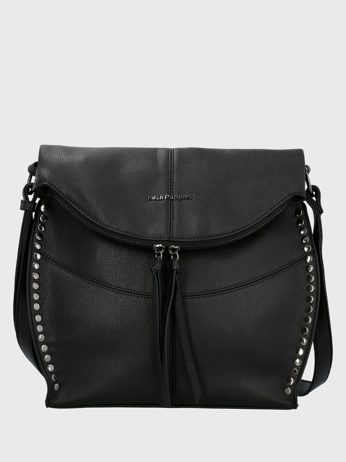 Cartera Ecocuero Mujer Kirk Cross Negro Hush Puppies