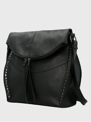 Cartera Ecocuero Mujer Kirk Cross Negro Hush Puppies
