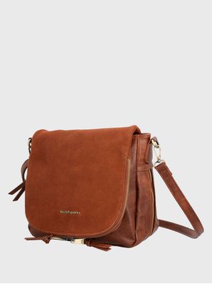 Cartera Ecocuero Mujer Leonni Cross Café Hush Puppies