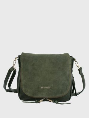 Cartera Ecocuero Mujer Leonni Cross Verde Hush Puppies
