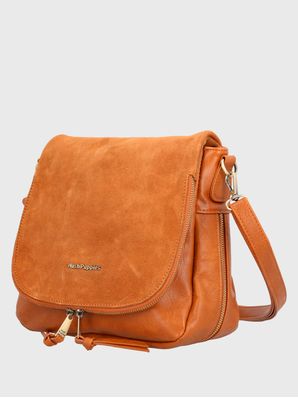 Cartera Ecocuero Mujer Leonni Cross Café Hush Puppies