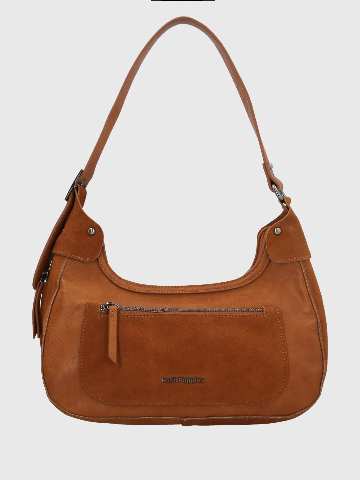 Cartera Ecocuero Mujer Lauren Hobo Café Hush Puppies