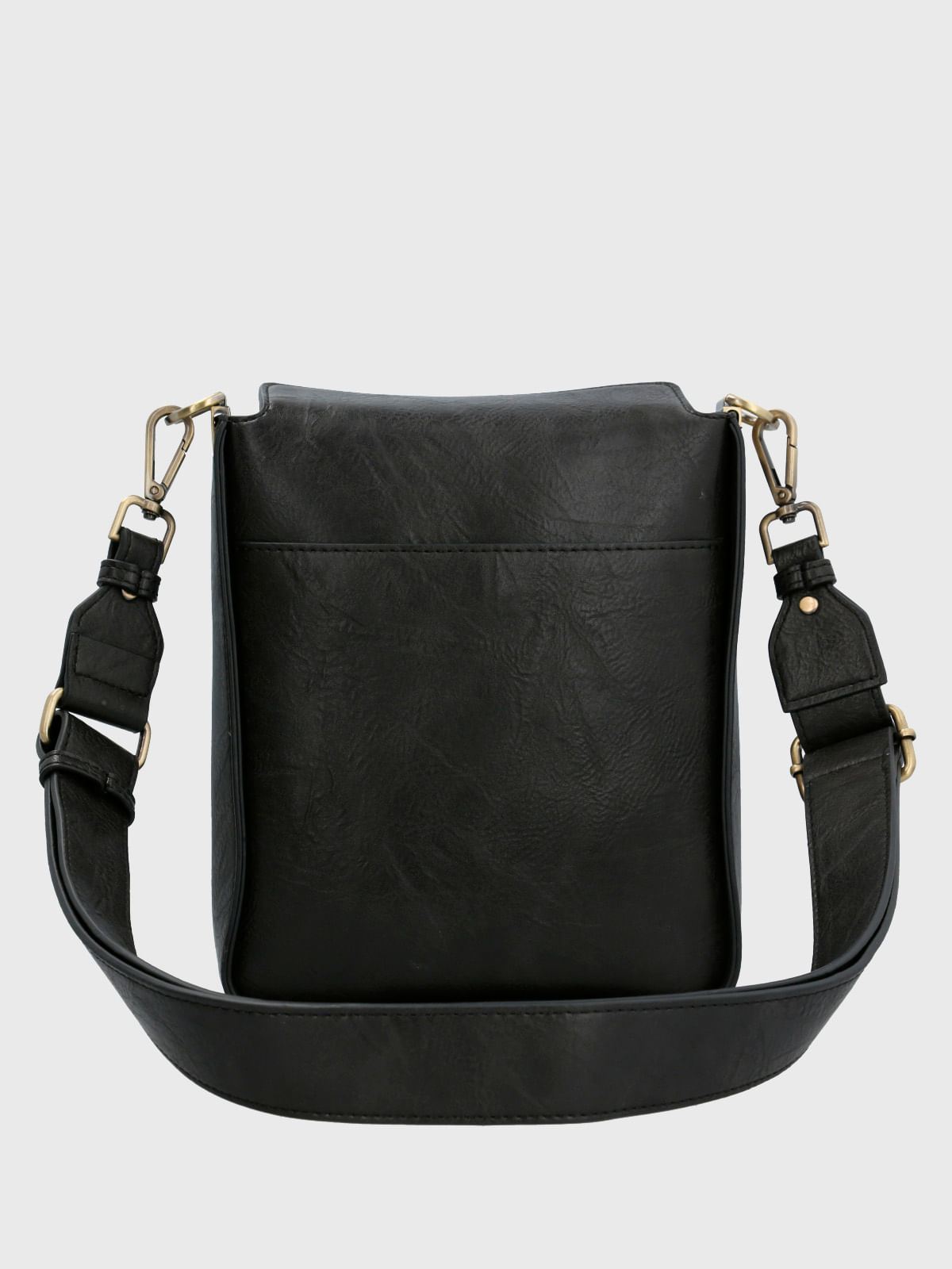 Cartera Ecocuero Mujer Dianna Cross Negro Hush Puppies