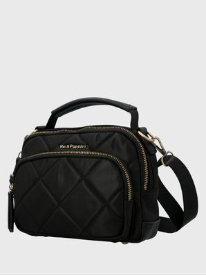 Cartera Poliester Reciclado Mujer Randy Cross Negro Hush Puppies