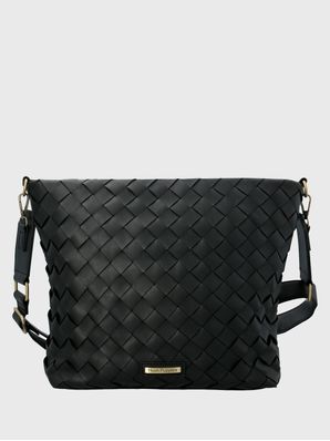 Cartera Ecocuero Mujer Travis Cross Negro Hush Puppies