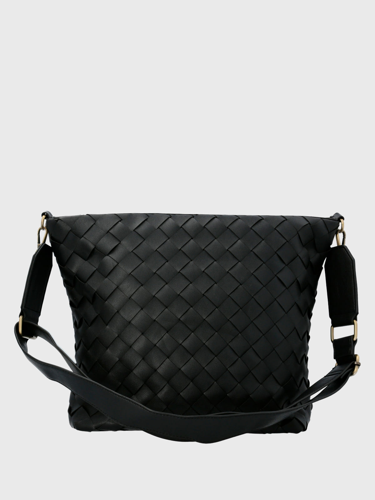 Cartera Ecocuero Mujer Travis Cross Negro Hush Puppies