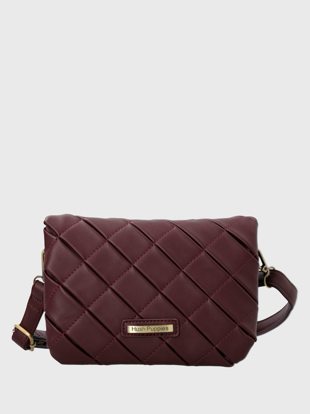 Cartera Ecocuero Mujer Trini Cross Rojo Hush Puppies