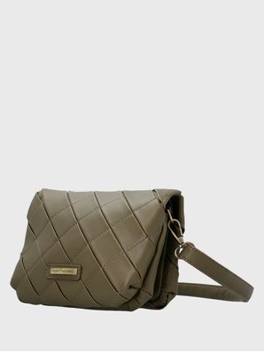 Cartera Ecocuero Mujer Trini Cross Verde Hush Puppies