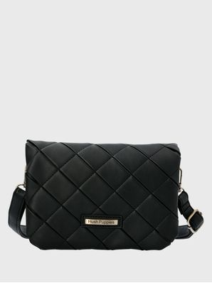 Cartera Ecocuero Mujer Trini Cross Negro Hush Puppies