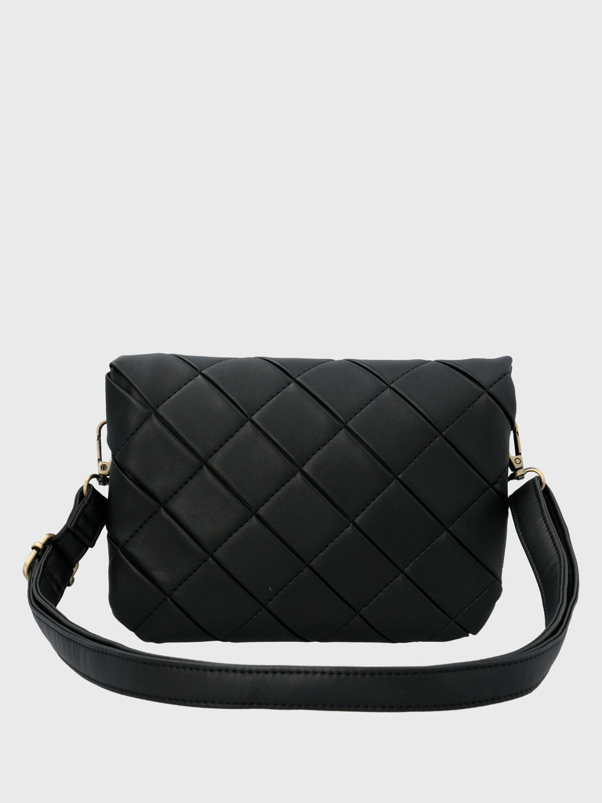 Cartera Ecocuero Mujer Trini Cross Negro Hush Puppies