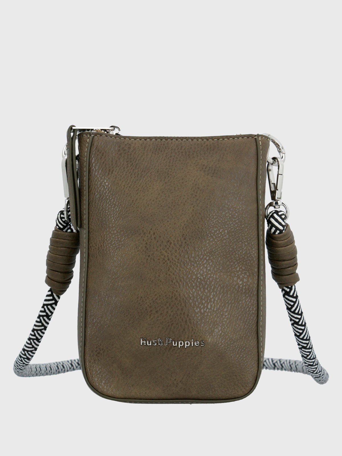 Cartera Ecocuero Mujer Cordy Cross Verde Hush Puppies