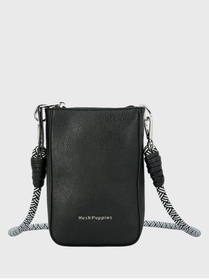 Cartera Ecocuero Mujer Cordy Cross Negro Hush Puppies