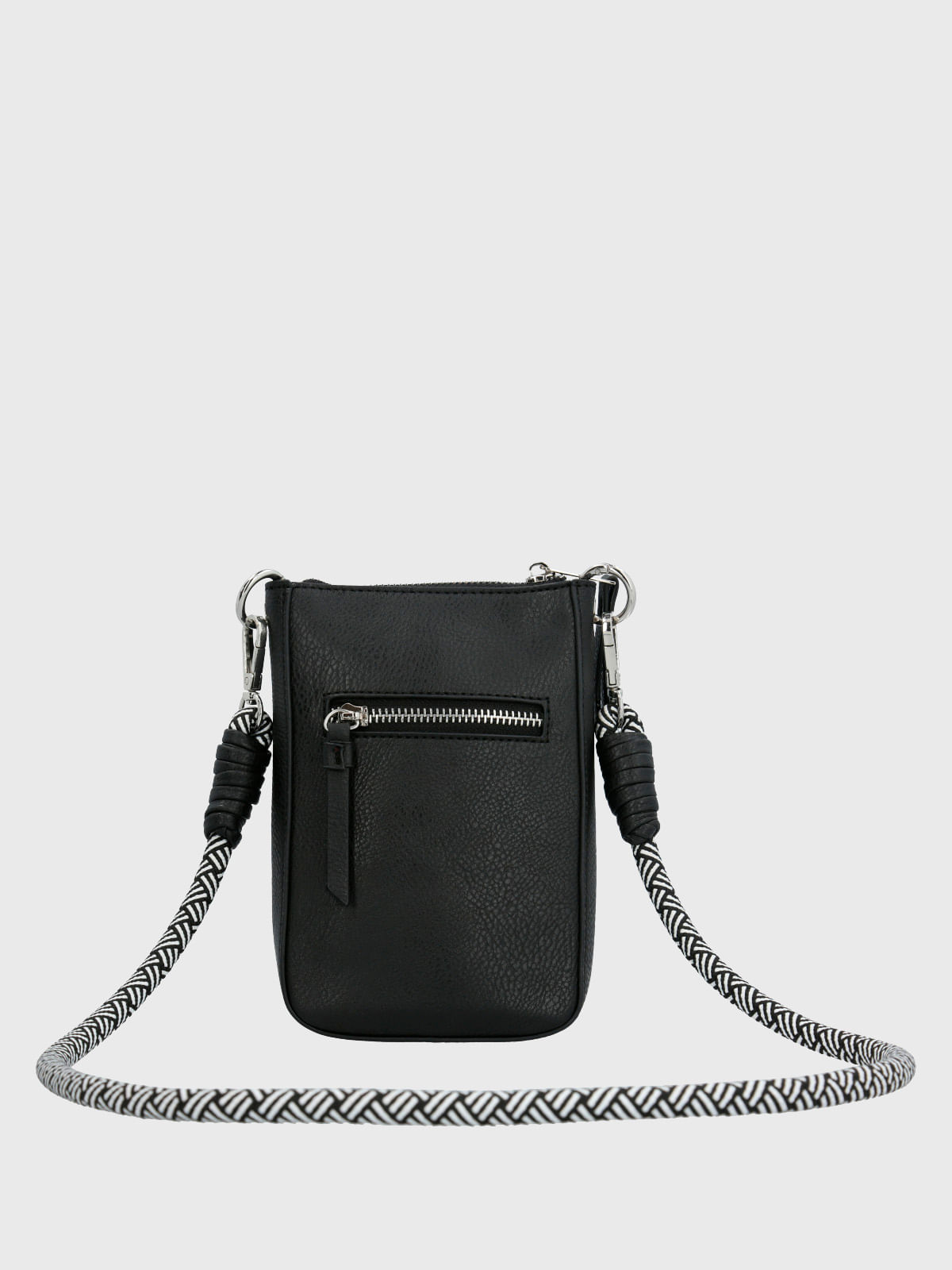 Cartera Ecocuero Mujer Cordy Cross Negro Hush Puppies