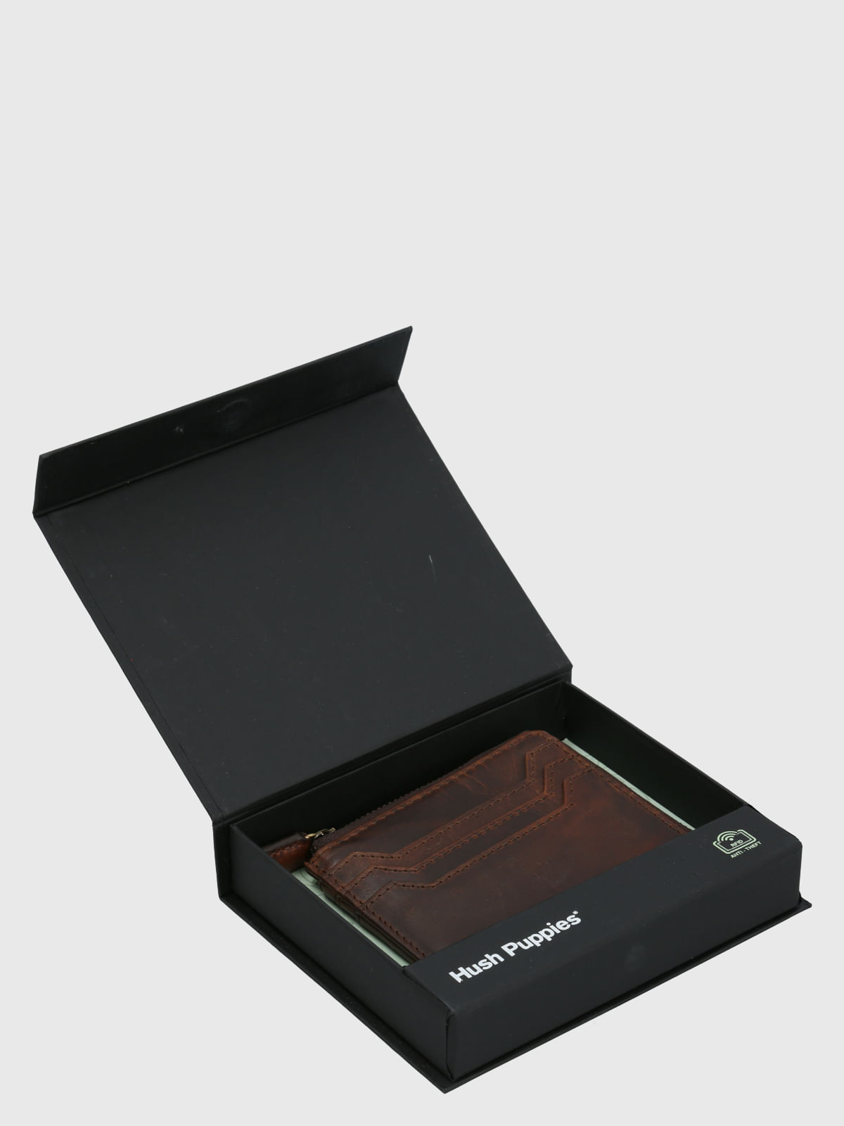 Tarjetero Cuero Unisex St Coin Cards Café Hush Puppies