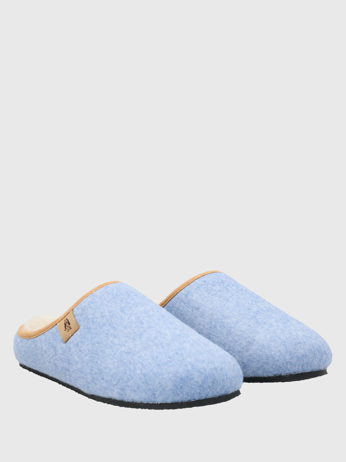 Pantufla Textil Unisex Hp Slipper Feltcolor Azul Hush Puppies
