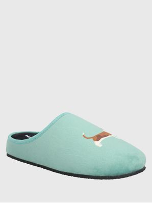 Pantufla Poliester Unisex Hp Slipper Uk Crown Verde Hush Puppies