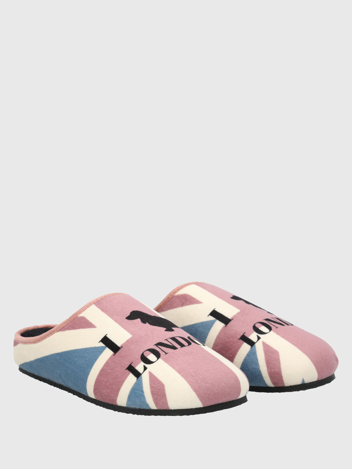 Pantufla Poliester Unisex Hp Slipper Uk Flag Multicolor Hush Puppies