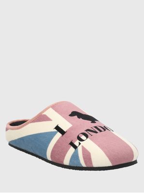 Pantufla Poliester Unisex Hp Slipper Uk Flag Multicolor Hush Puppies