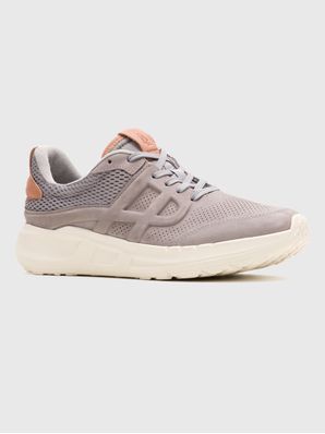 Zapatilla Cuero Hombre Seventy8 Lthr Runner Gris Hush