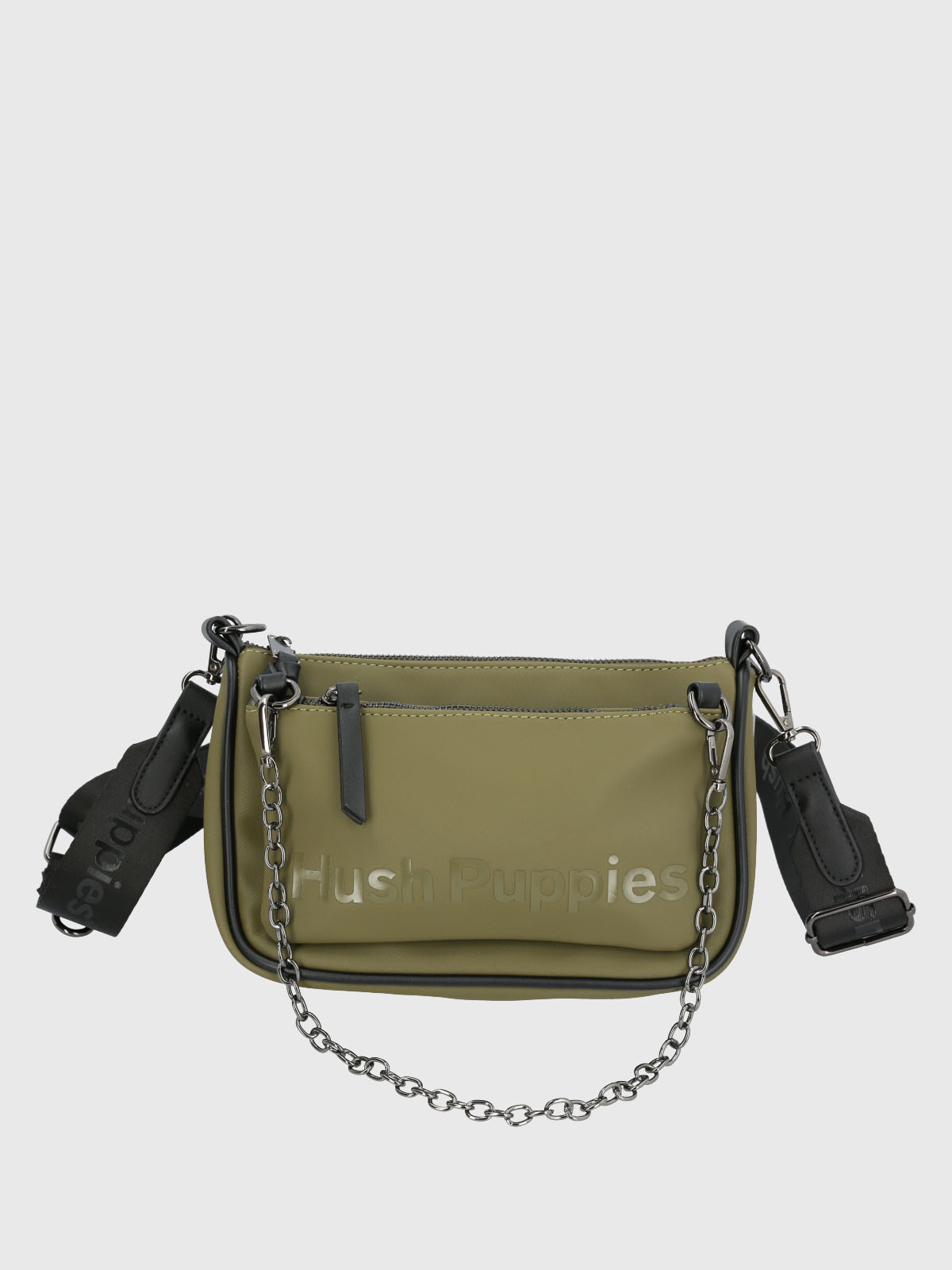 Cartera Ecocuero Mujer Hazel Cross Verde Hush Puppies