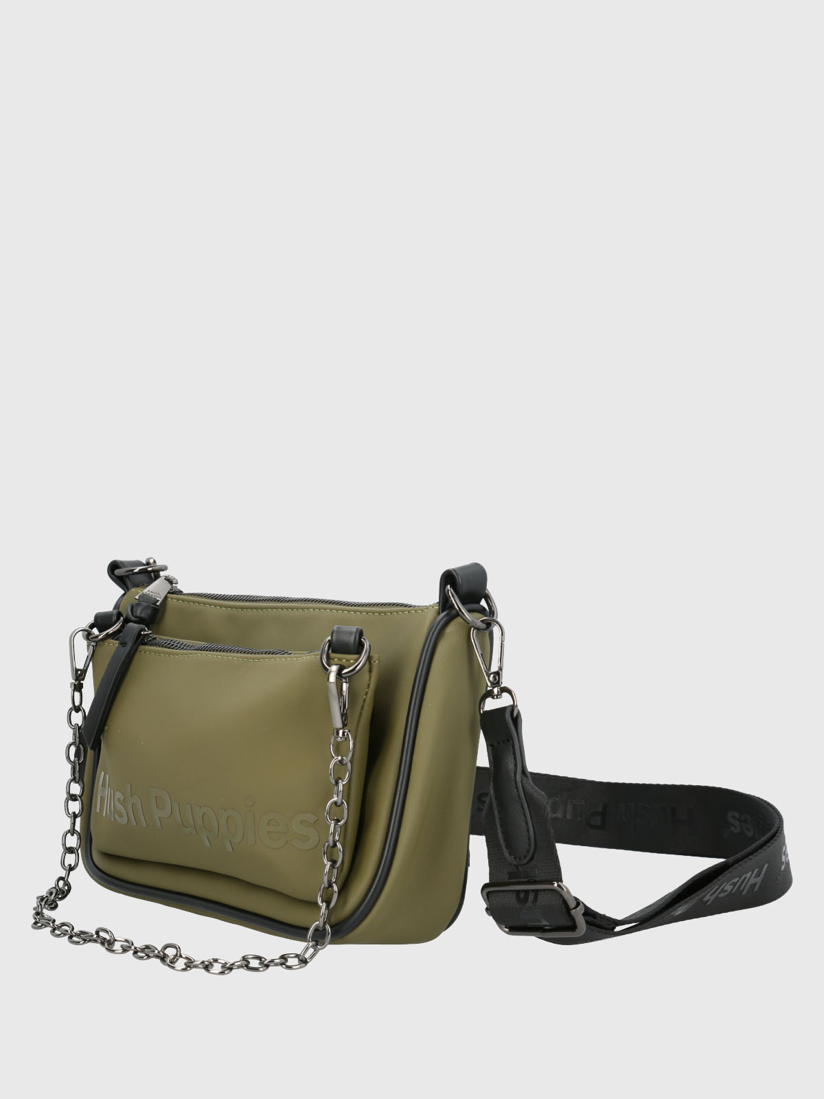 Cartera Ecocuero Mujer Hazel Cross Verde Hush Puppies