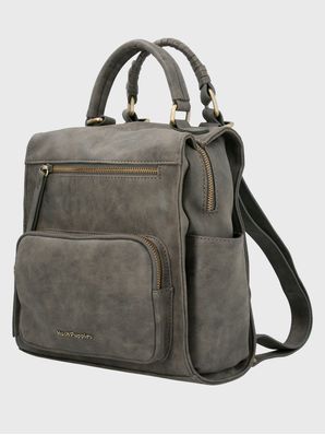 Cartera Mochila Ecocuero Mujer Date Backbag Gris Hush Puppies
