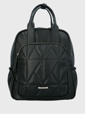 Mochila Ecocuero Mujer Quilt Back Negro Hush Puppies