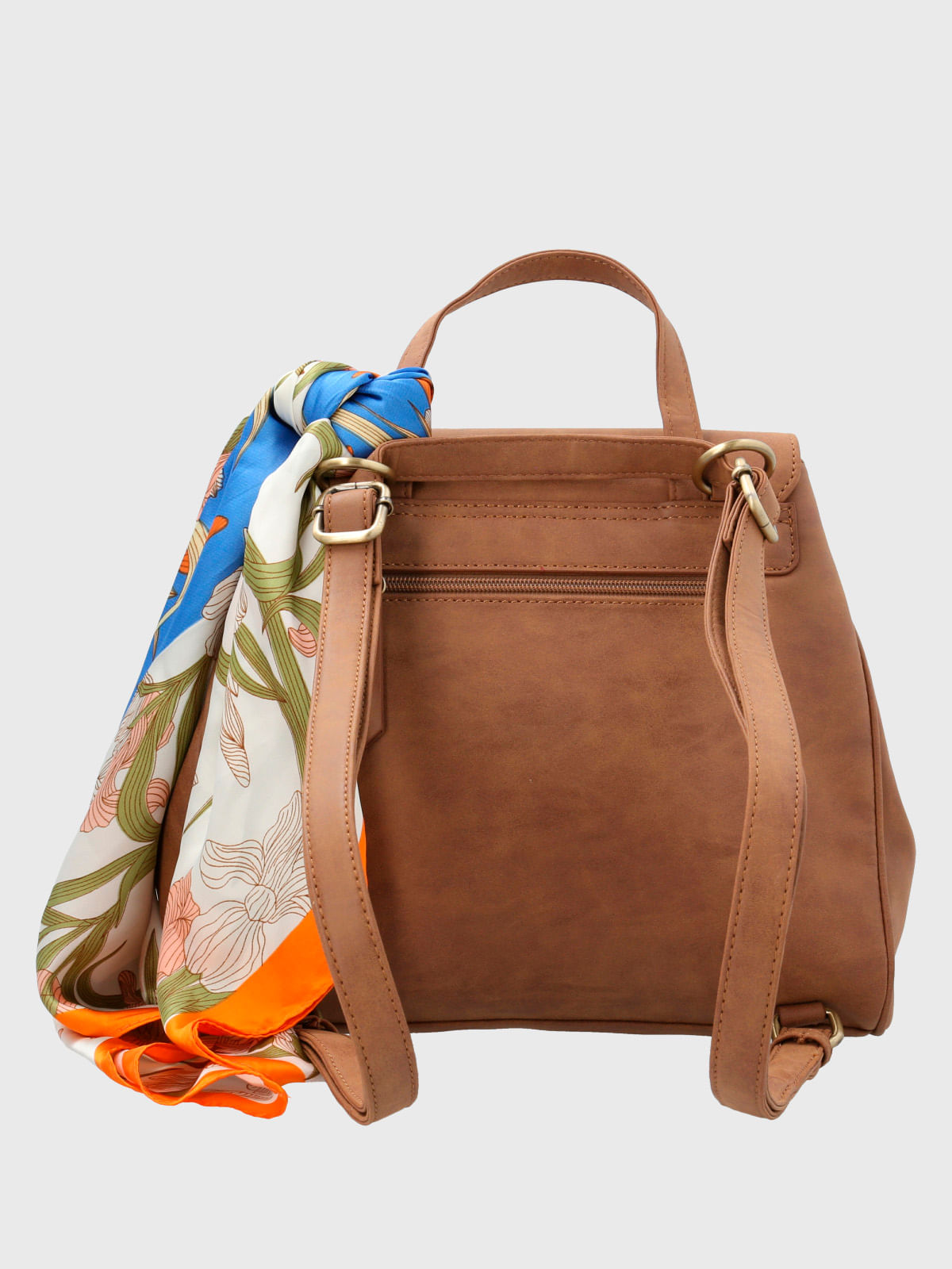 Mochila Ecocuero Mujer Daisy Back Café Hush Puppies