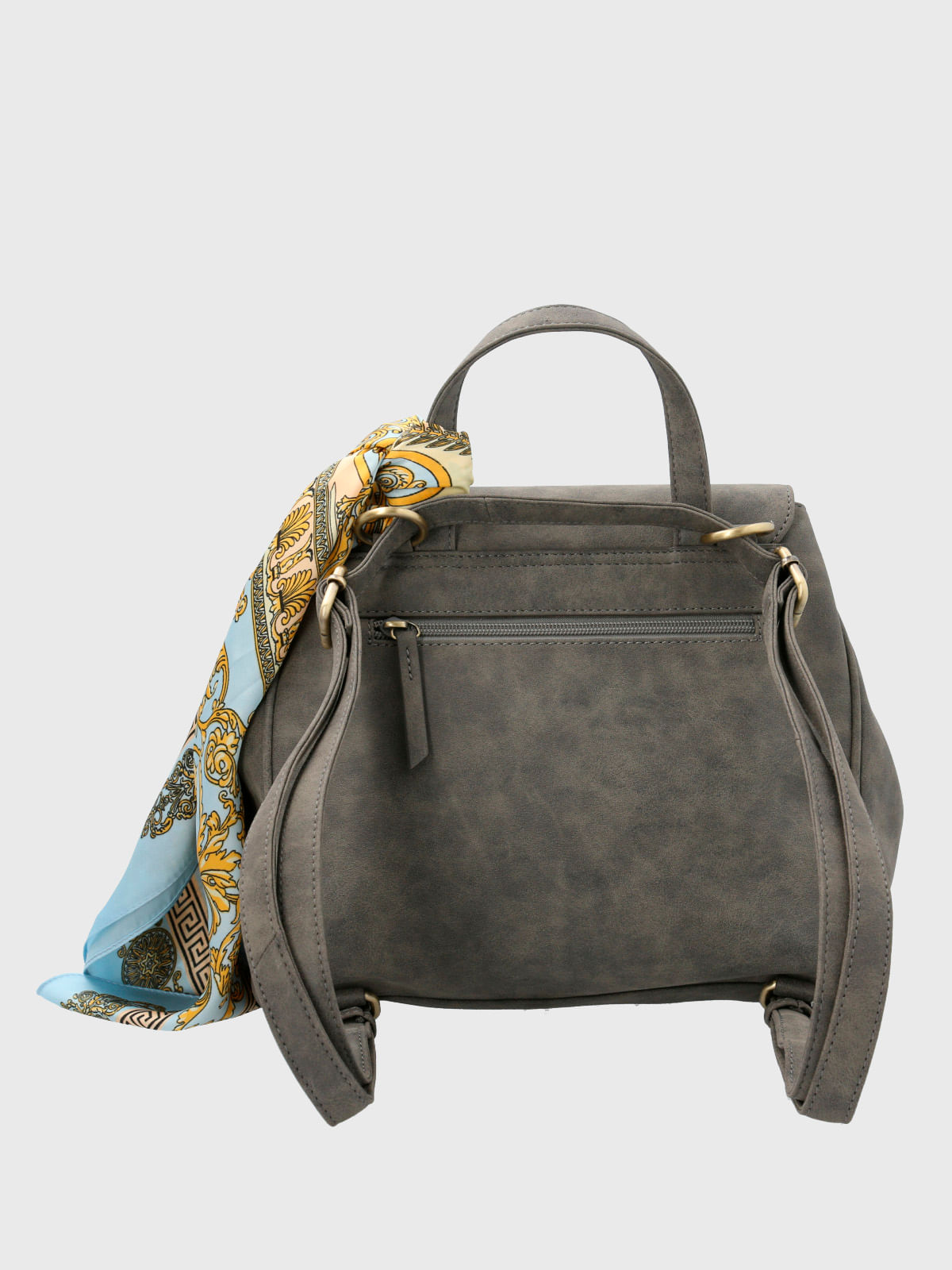 Mochila Ecocuero Mujer Daisy Back Gris Hush Puppies