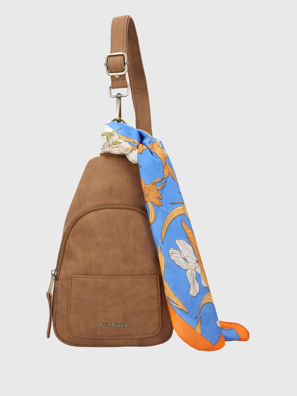 Cartera Ecocuero Mujer Dalya Cross Café Hush Puppies