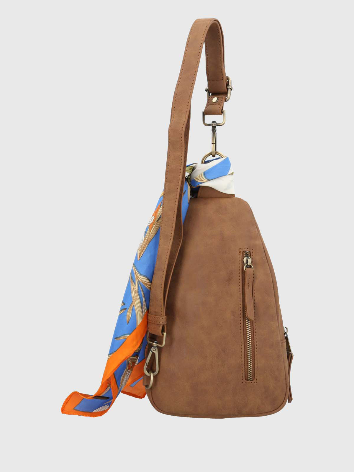 Cartera Ecocuero Mujer Dalya Cross Café Hush Puppies