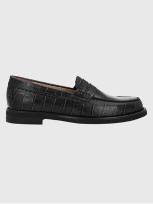 Mocasin Cuero Mujer Uma Negro Hush Puppies