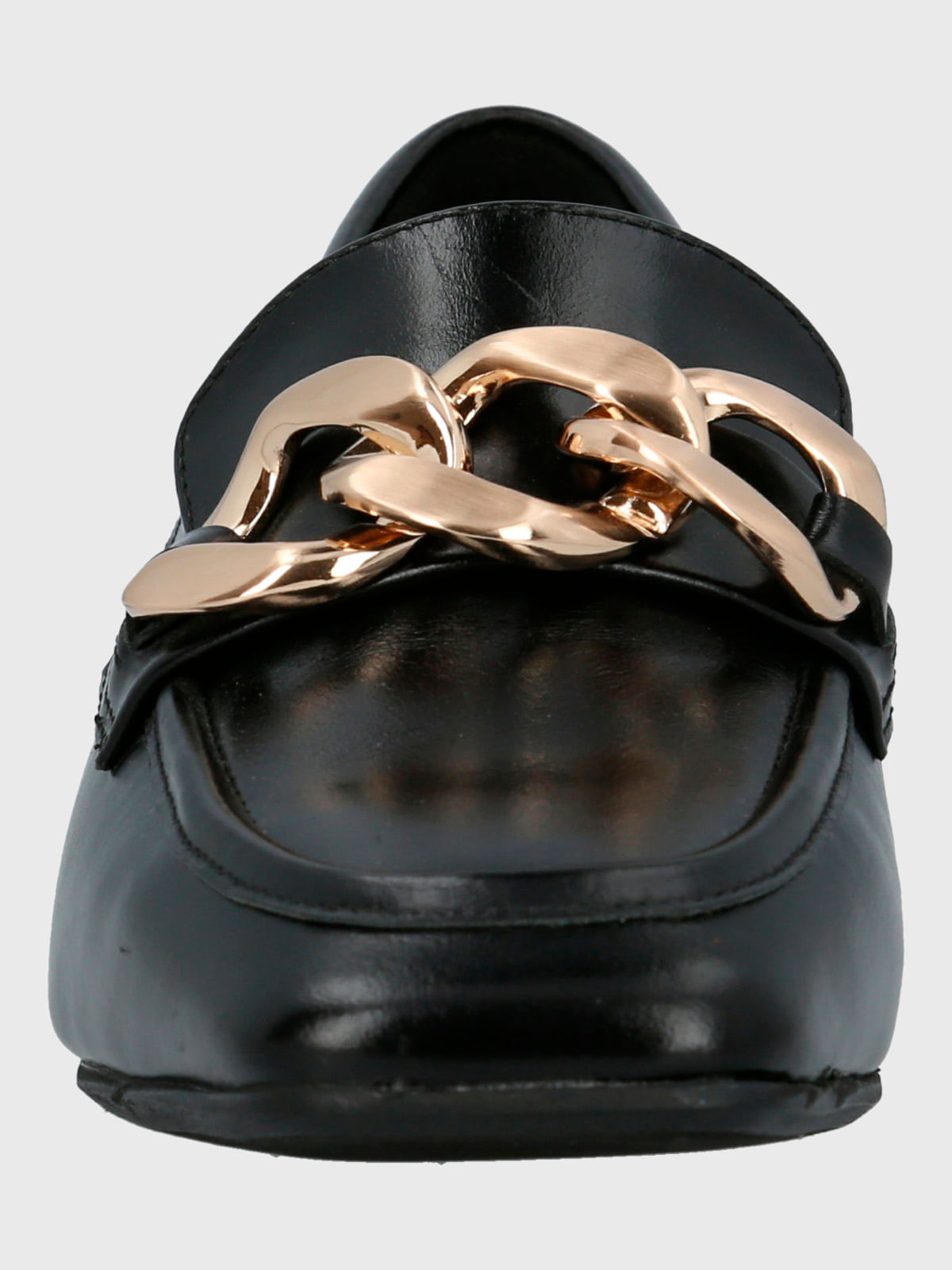 Mocasin Cuero Gween Negro Hush Puppies