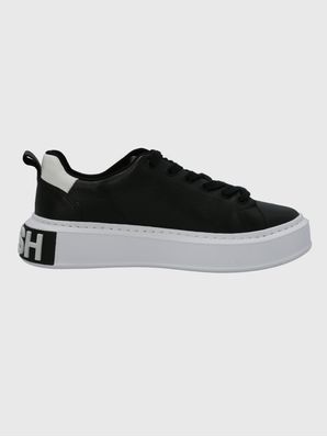 Zapatilla Cuero Mujer Badajoz Negra