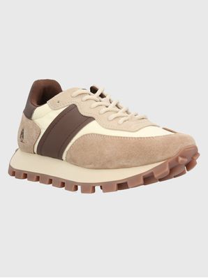 Zapatilla Cuero Mujer Janet Café