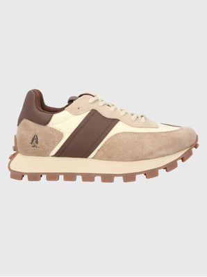 Zapatilla Cuero Mujer Janet Café