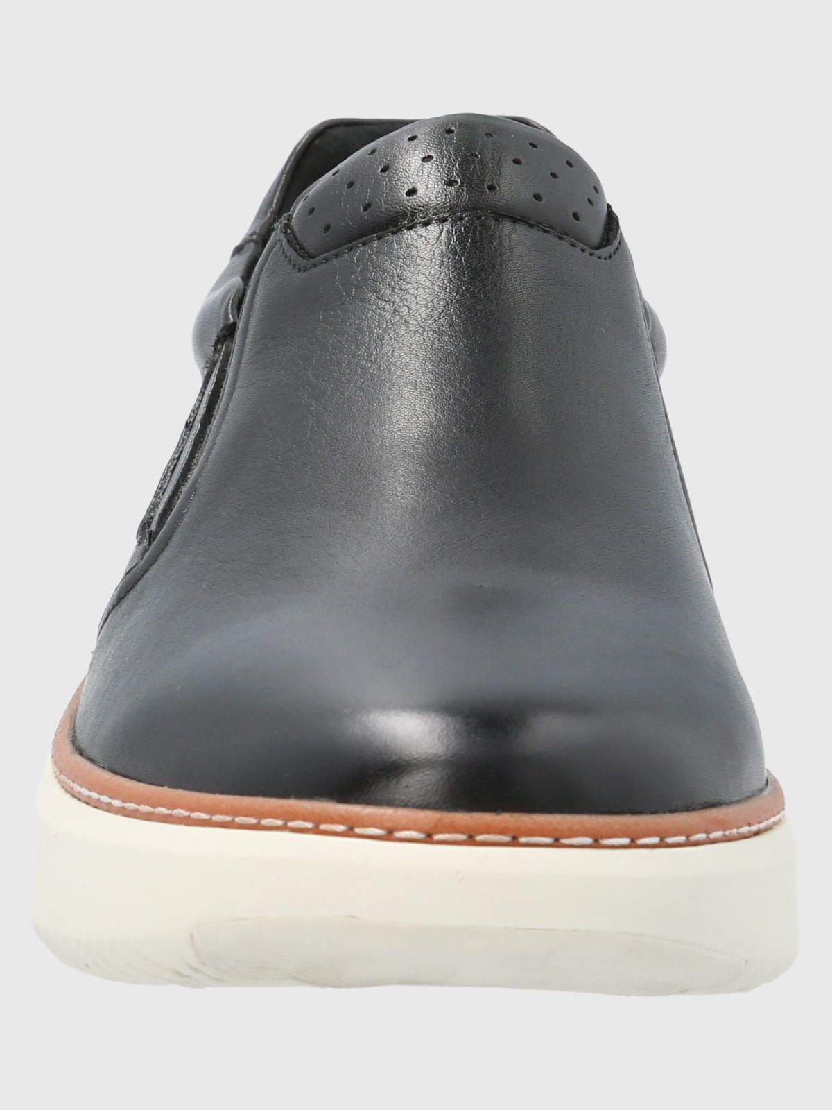 Slip On Cuero Hombre Lite G Negro