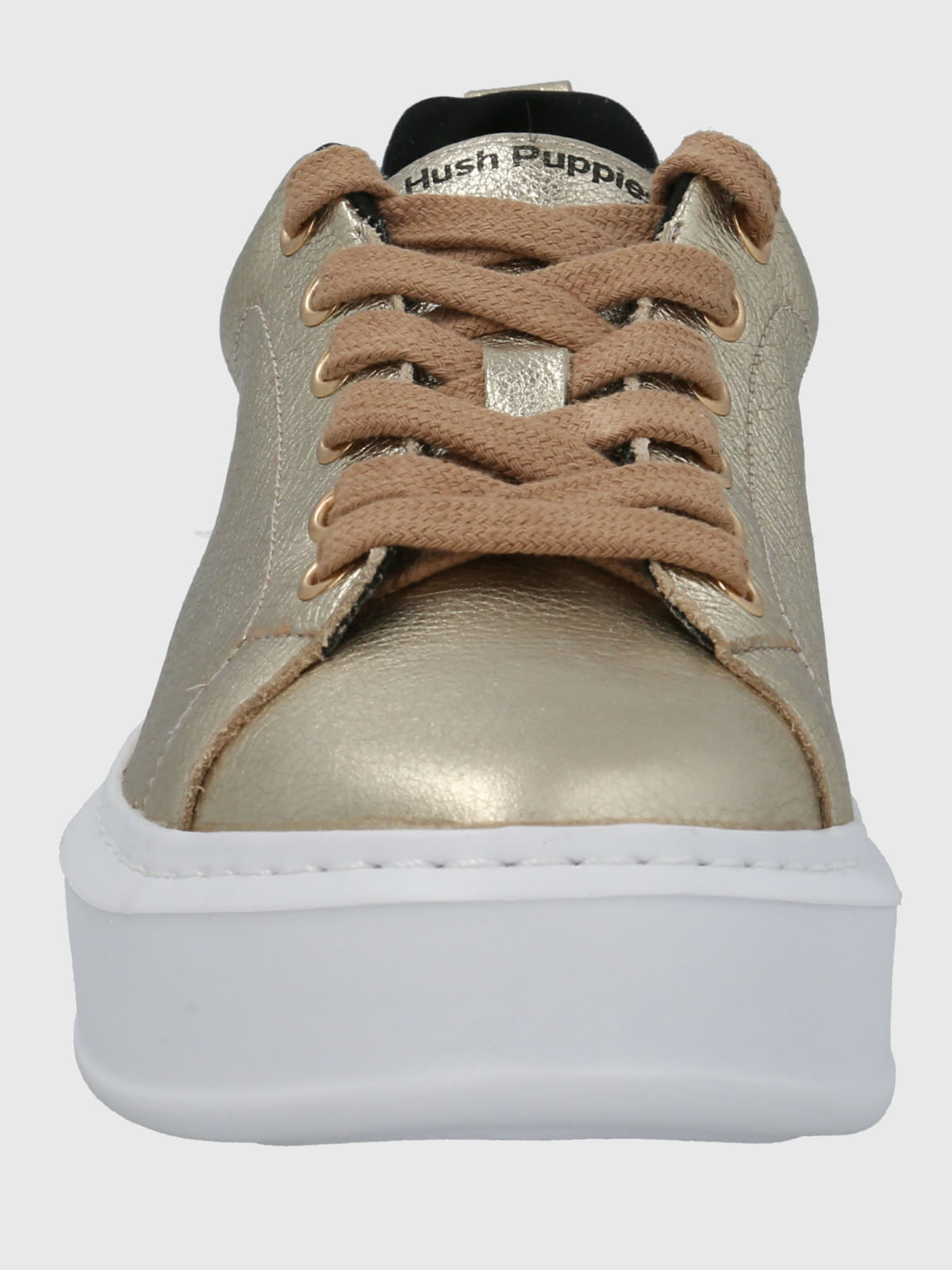 Zapatilla Cuero Mujer Badajoz Dorada
