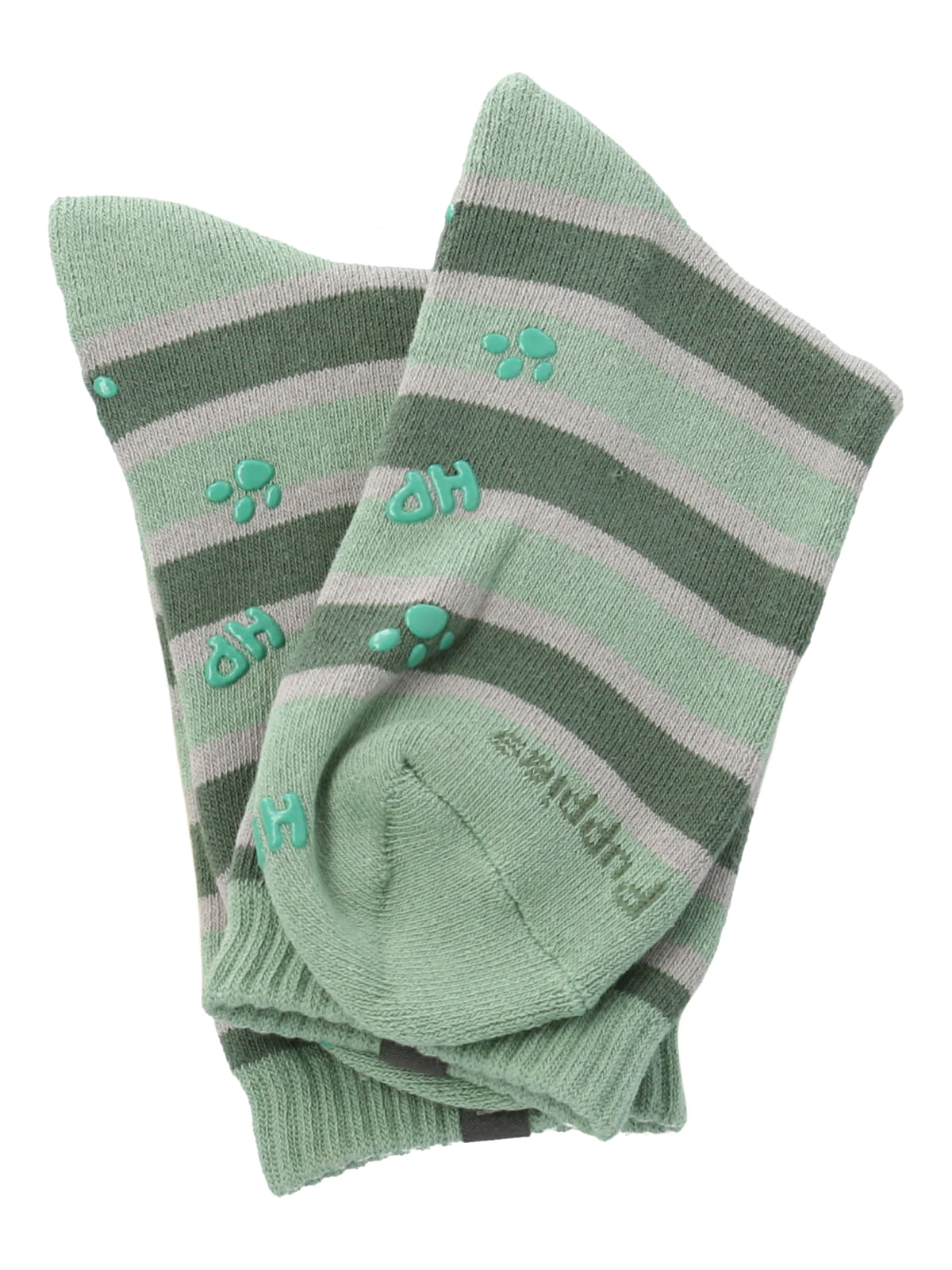 Calcetin Algodón Niño Heavy Lines Verde Hush Puppies