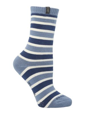 Calcetin Algodón Niño Heavy Lines Azul Hush Puppies