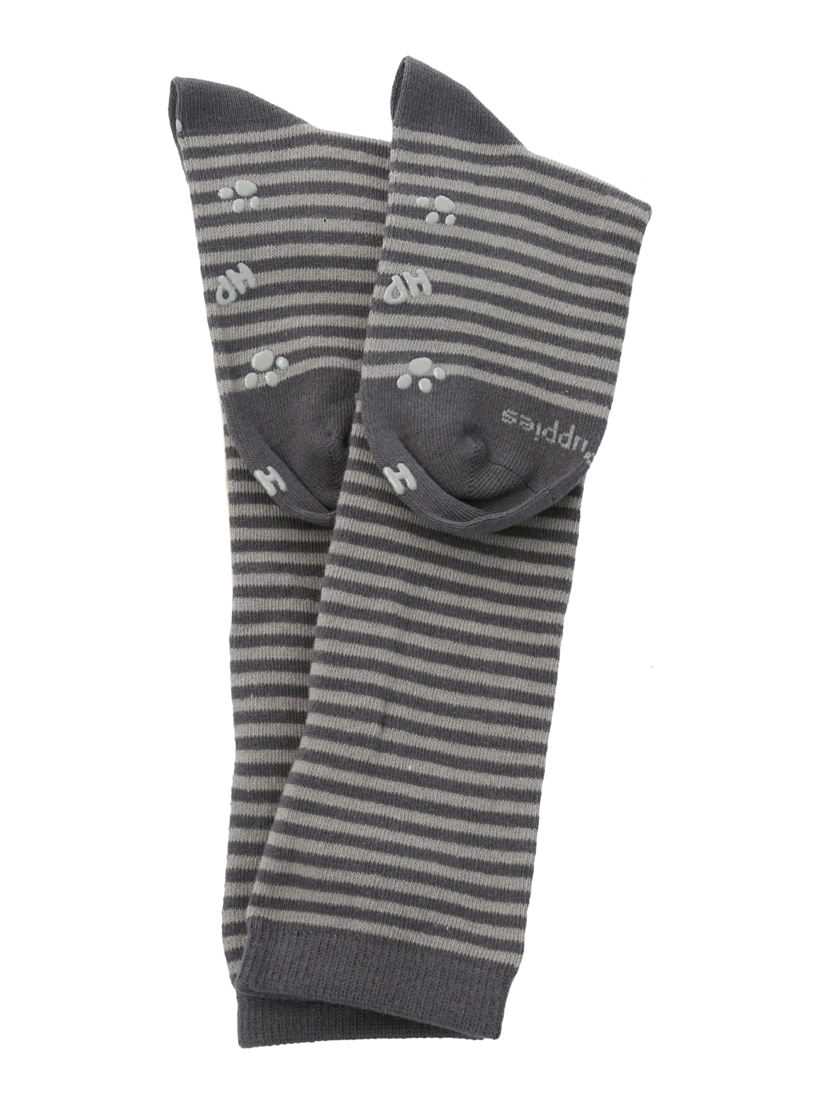 Calcetin Algodón Niño Kh Stripes Dog Gris Hush Puppies