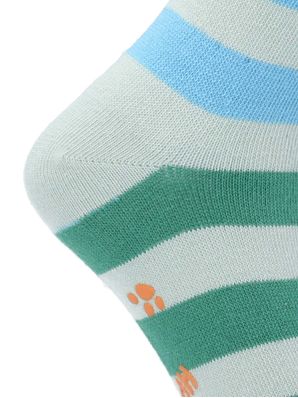Calcetin Algodón Niño C Blockdog Verde Hush Puppies