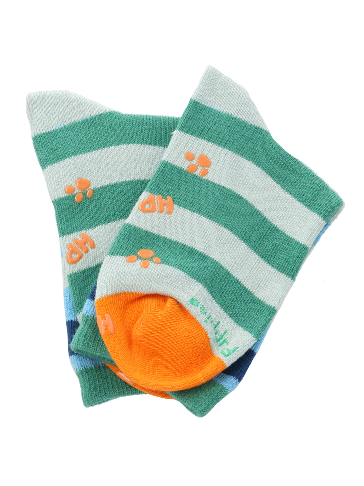Calcetin Algodón Niño C Blockdog Verde Hush Puppies